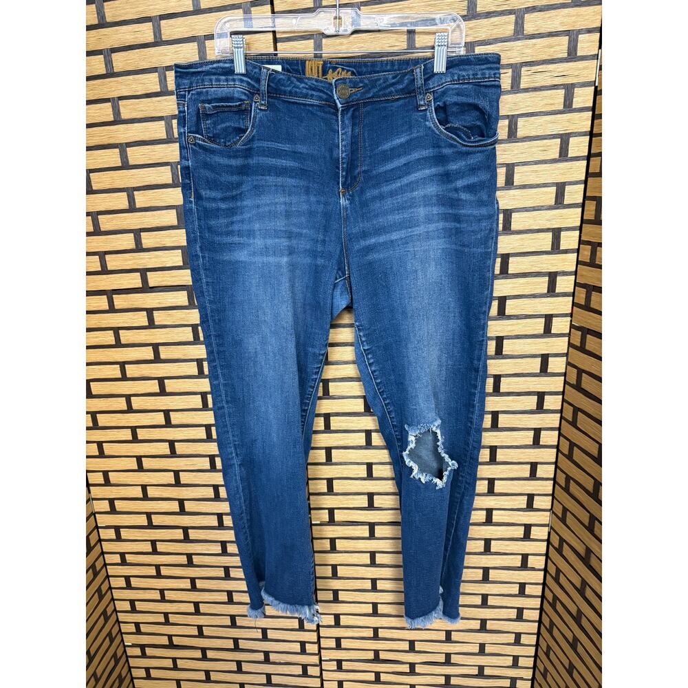 Kut‎ From The Kloth Emma Ankle Straight Leg Jeans Size 12